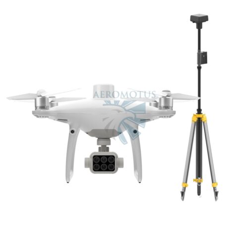 Инспекции с БПЛА в различных отраслях 1 DJI P4 Multispectral + D-RTK 2 Мобильная станция высокой точности GNSS.