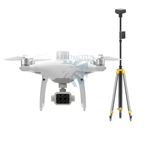 DJI P4 Multispectral + D-RTK 2 Мобильная станция высокой точности GNSS.