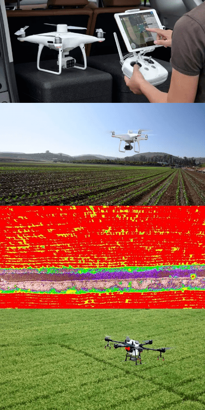 Комплексное решение для точного земледелия DJI P4 Multispectral + D-RTK 2 станция GNSS + DJI Terra -