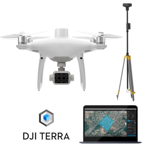 Комплексное решение для точного земледелия DJI P4 Multispectral + D-RTK 2 станция GNSS + DJI Terra