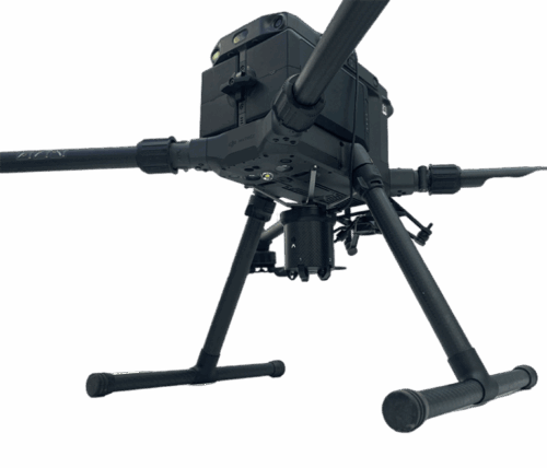 Система подвесных крюков для сброса полезной нагрузки для квадрокоптера DJI M300