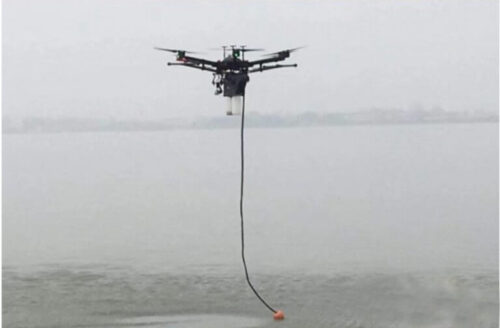 Устройство для отбора проб воды с квадрокоптера DJI Matrice 600 Pro