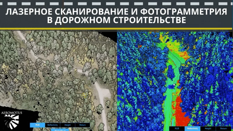 Лазерное сканирование и фотограмметрия в дорожном строительстве