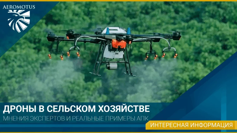 Дроны в сельском хозяйстве: мнения экспертов и реальные примеры АПК
