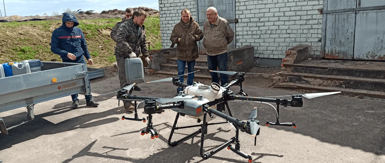 ООО «Агромир» повысил эффективность с помощью дронов DJI почти в 3 раза