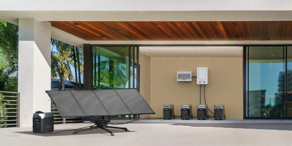 Комплект Smart Home Panel Combo + DELTA Pro + Внешняя батарея для EcoFlow DELTA Pro + Солнечная панель EcoFlow 400W -