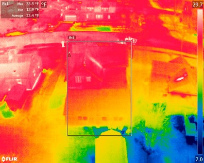 Ключ к энергетической революции города: тепловой мониторинг крыш с БПЛА - ZenmuseH20N