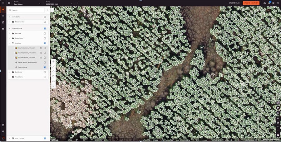 Мультиспектральная съемка с дронов для лесного хозяйства - мультиспектральная съемка