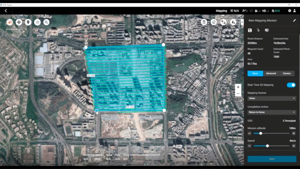 Картографический дрон DJI M3E + RTK модуль + DJI Terra + Обучение