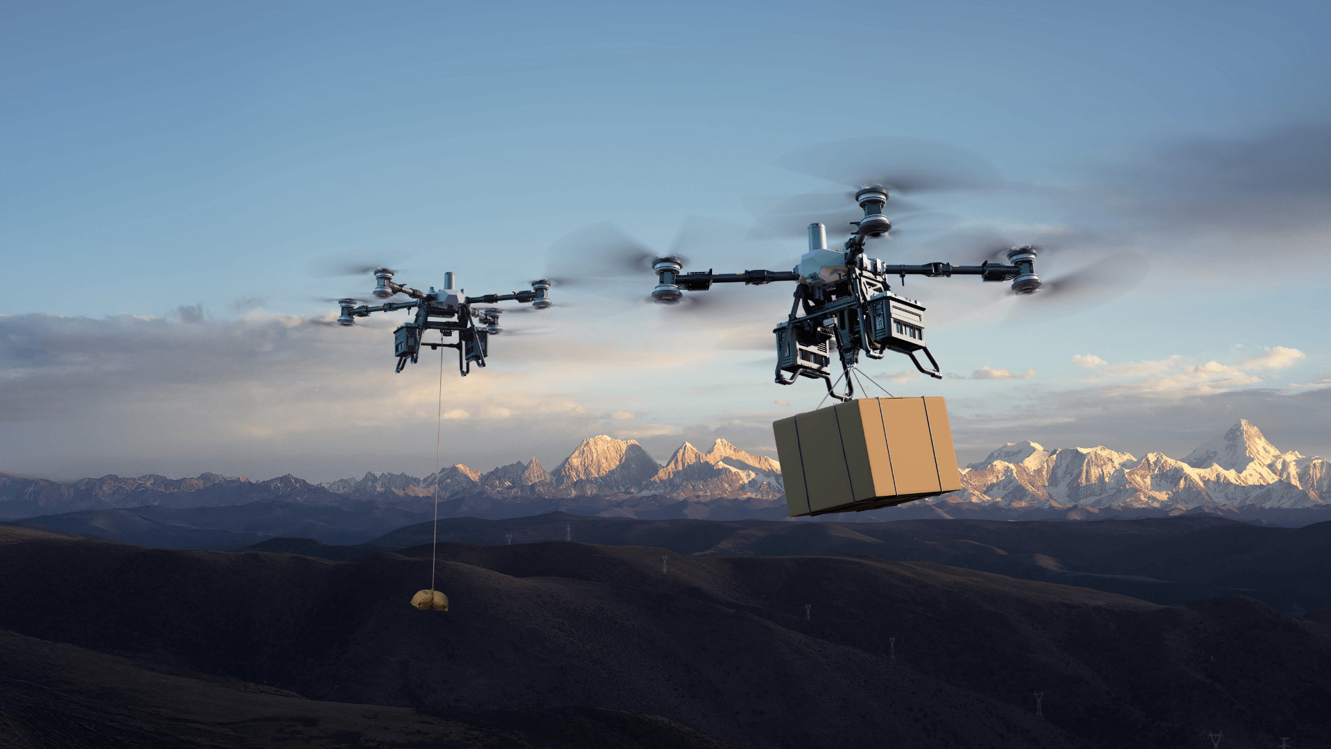 Грузовой дрон DJI FlyCart 100 -