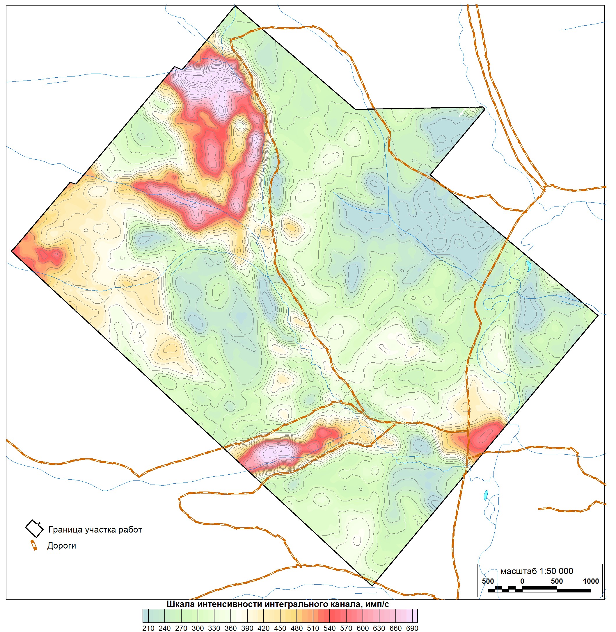 Карта мощности экспозиционной дозы