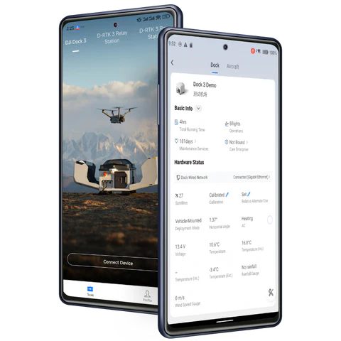 Зарядная станция DJI Dock 3 с квадрокоптером DJI Matrice 4D -